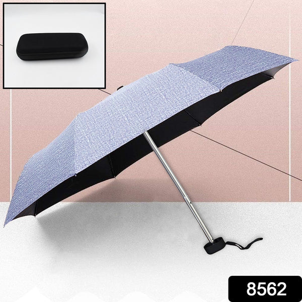 3-Fold Umbrella Summer Sun and Rain Protection Foldable Cute Umbrella || UV Protection Rain Sun Umbrella || Travel Accessories || Umbrella for Children, Girls, and Boys (1 Pc / With Zip Case)