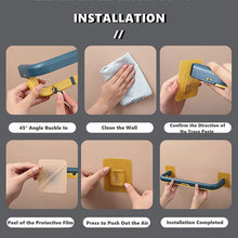 Folding towel holder with double bars
