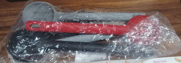 Multipurpose Silicone Spoon, Silicone Basting Spoon Non-Stick Kitchen Utensils Household Gadgets Heat-Resistant Non Stick Spoons Kitchen Cookware Items For Cooking and Baking (6 Pcs Set)